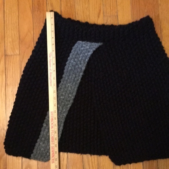 FREE PEOPLE black and grey knit cape - Picture 5 of 8